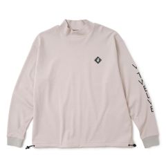 RELAX L/S MOCK | Tシャツ | ベージュ| メンズ | ゴルフウェア