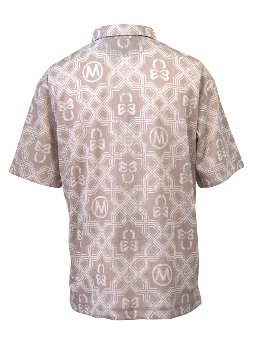 Dominant Mesh Shirt | ポロシャツ | ベージュ | メンズ | ゴルフウェア