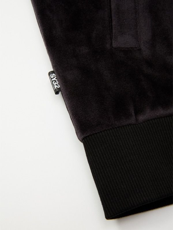 VELOUR 3 LAYER ZIP HOODIE  | ブルゾン | ブラック | メンズ | ゴルフウェア