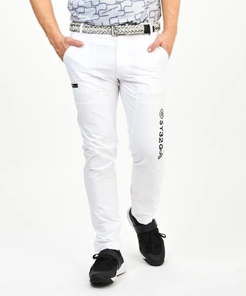 STRETCH SOFT DOUBLE CLOTH LONG PANTS | ロングパンツ | ホワイト | メンズ | ゴルフウェア