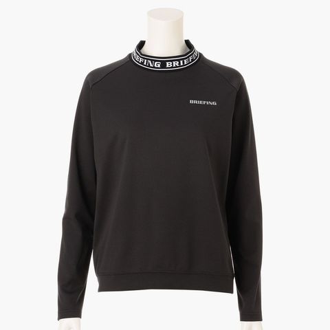 WOMEN’S NECK LOGO LS HIGHNECK（リラックスフィット） | Tシャツ | ブラック | レディース | ゴルフウェア