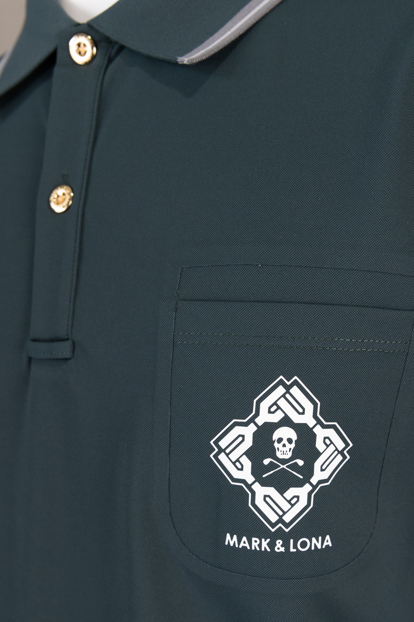 Stela Patch Pocket Stretch Piqué Polo | MEN | ポロシャツ | グリーン | メンズ | ゴルフウェア