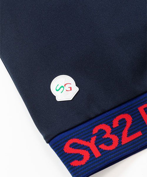 SYG-23A12MI | ハイネック | モックネック | Tシャツ | ネイビー | ゴルフウェア