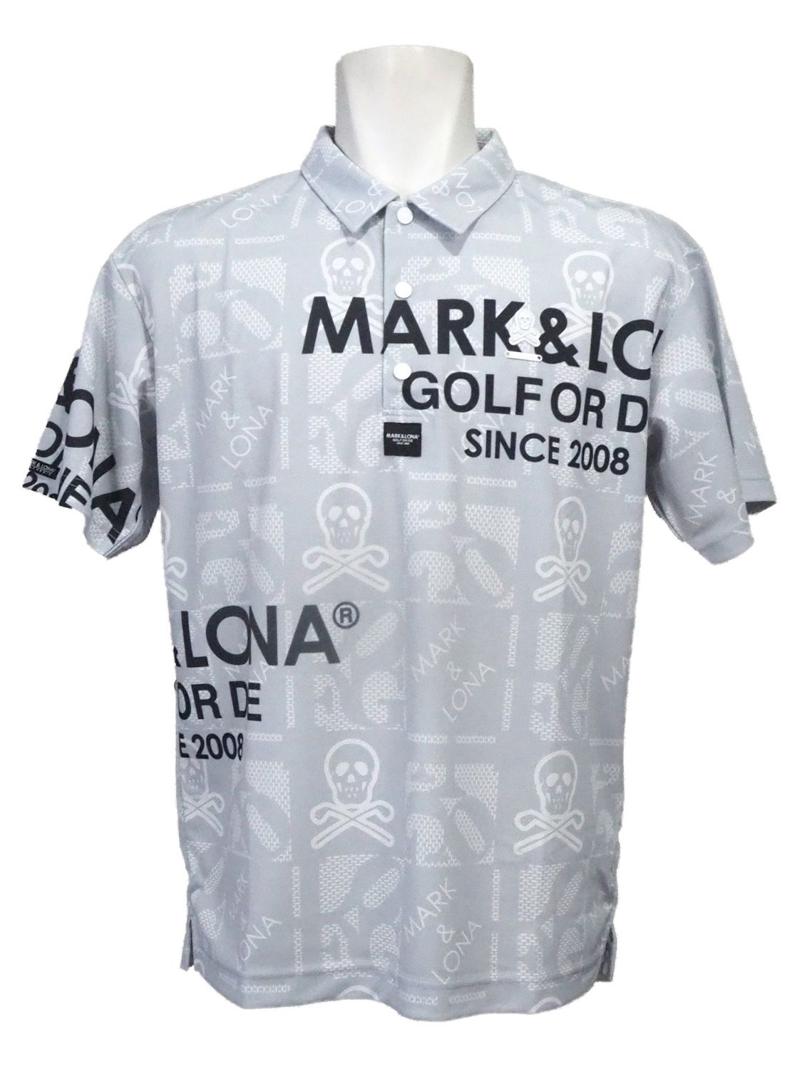 MARK&LONA - FLOG Collar Polo | ポロシャツ | ライトグレー | メンズ ...