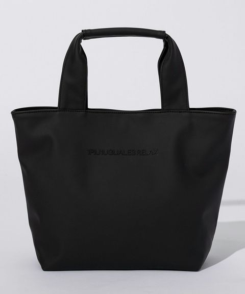 シンセティックレザーミニトートバッグ | バック | ブラック | メンズ