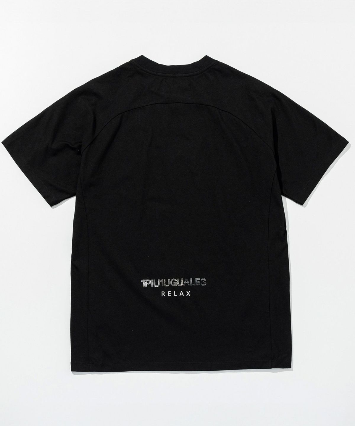 【ミッキーマウス】グラデーションラインストーン半袖Tシャツ  | Tシャツ | ブラック | メンズ |