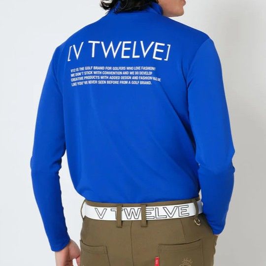 CENTER LOGO MOCK | Tシャツ | ブルー | メンズ | ゴルフウェア