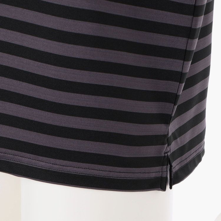 MEN’S SHADOW STRIPE HIGHNECK （リラックスフィット） | ハイネックシャツ | ブラック | メンズ | ゴルフウェア