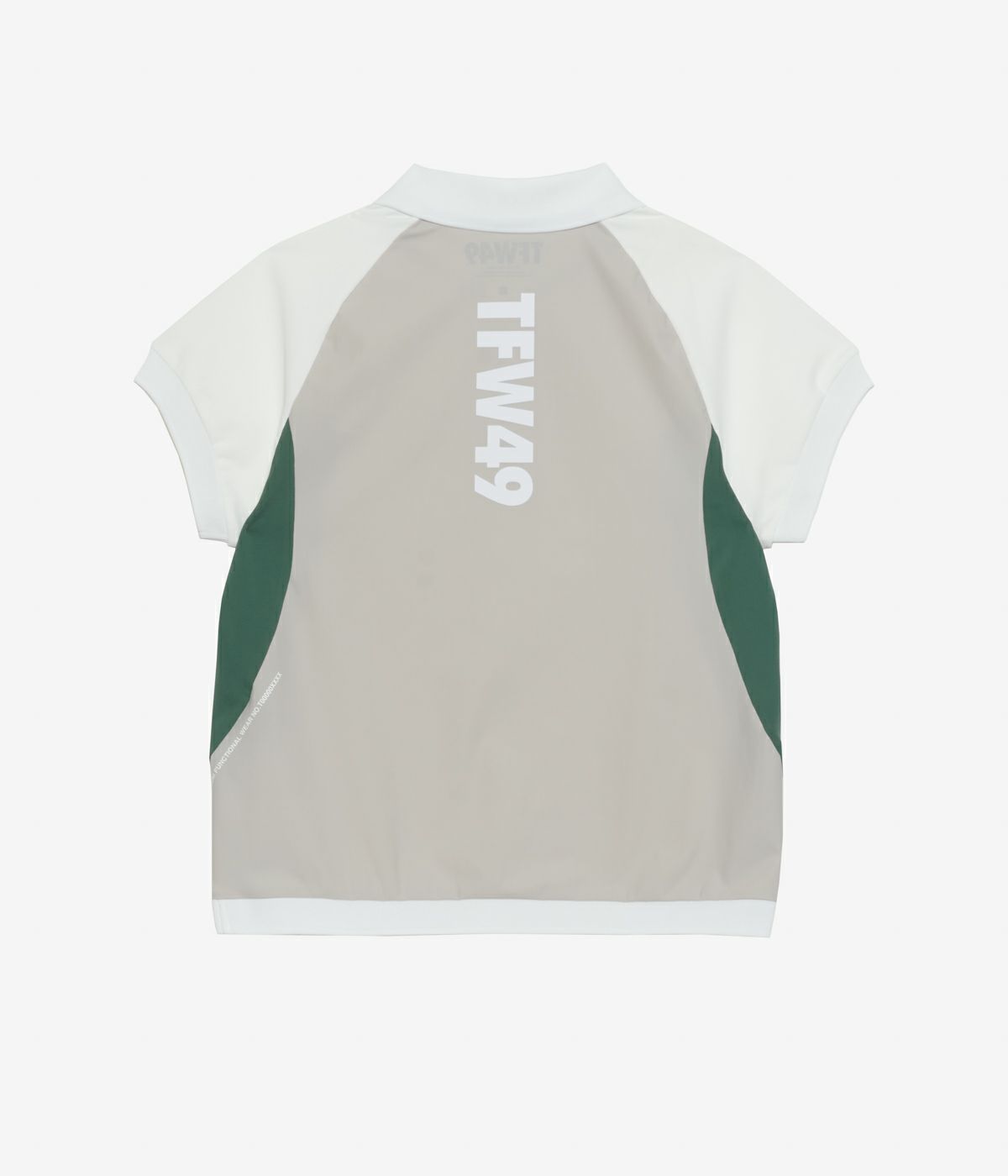 TFW49 - ATHLETE POLO | ポロシャツ | ホワイト×ライトグレー