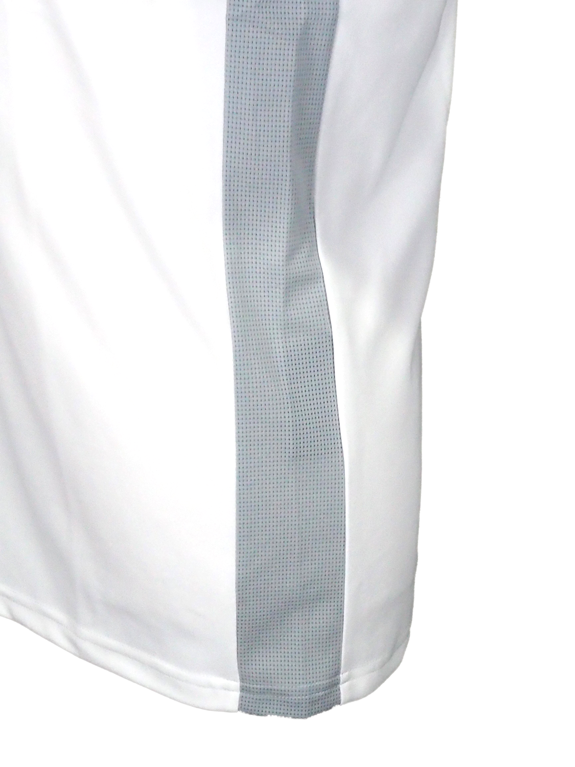 LINE SLEEVE POLO | ポロシャツ | ホワイト×ライトグレー | メンズ | ゴルフウェア