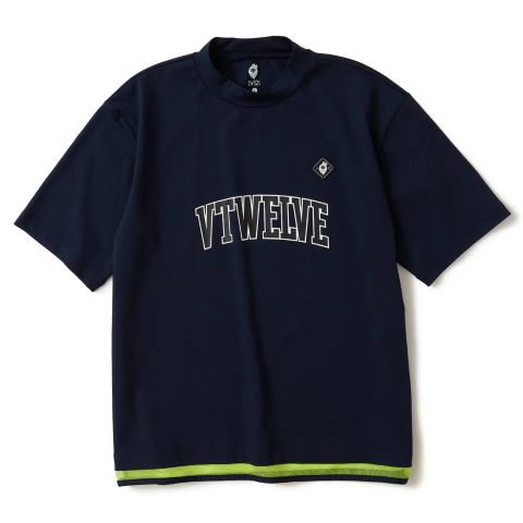 SNEAK MOCK | モックネックTシャツ | ネイビー | メンズ | ゴルフウェア