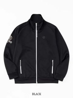 DOUBLE KNIT EMBOSS TRUCK JK | ブルゾン | ブラック | メンズ | ゴルフウェア