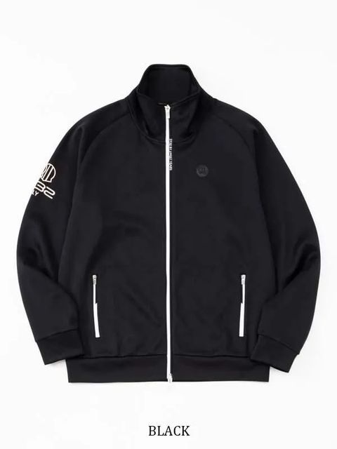 DOUBLE KNIT EMBOSS TRUCK JK | ブルゾン | ブラック | メンズ | ゴルフウェア