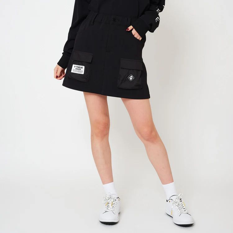 DOUBLE SKIRT | スカート | ブラック | レディース | ゴルフウェア