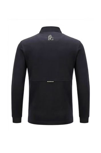 FRONT LOGO MOCK NECK LONG SLEEVE | モックネックシャツ | ブラック | メンズ | ゴルフウェア