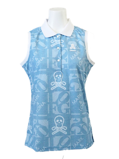 FLOG Collar Polo | ポロシャツ | ブルー | レディース | ゴルフウェア
