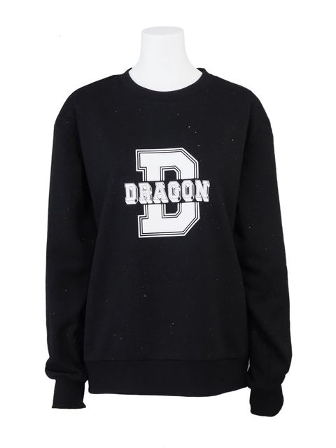 ラメ裏毛D-DRAGONトレーナー | トレーナー | ブラック | レディース | ゴルフウェア