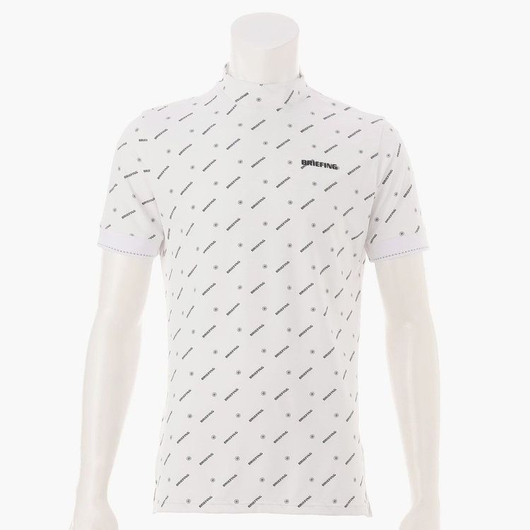 MENS MONOGRAM HIGH NECK | ハイネックTシャツ | ホワイト | メンズ | ゴルフウェア