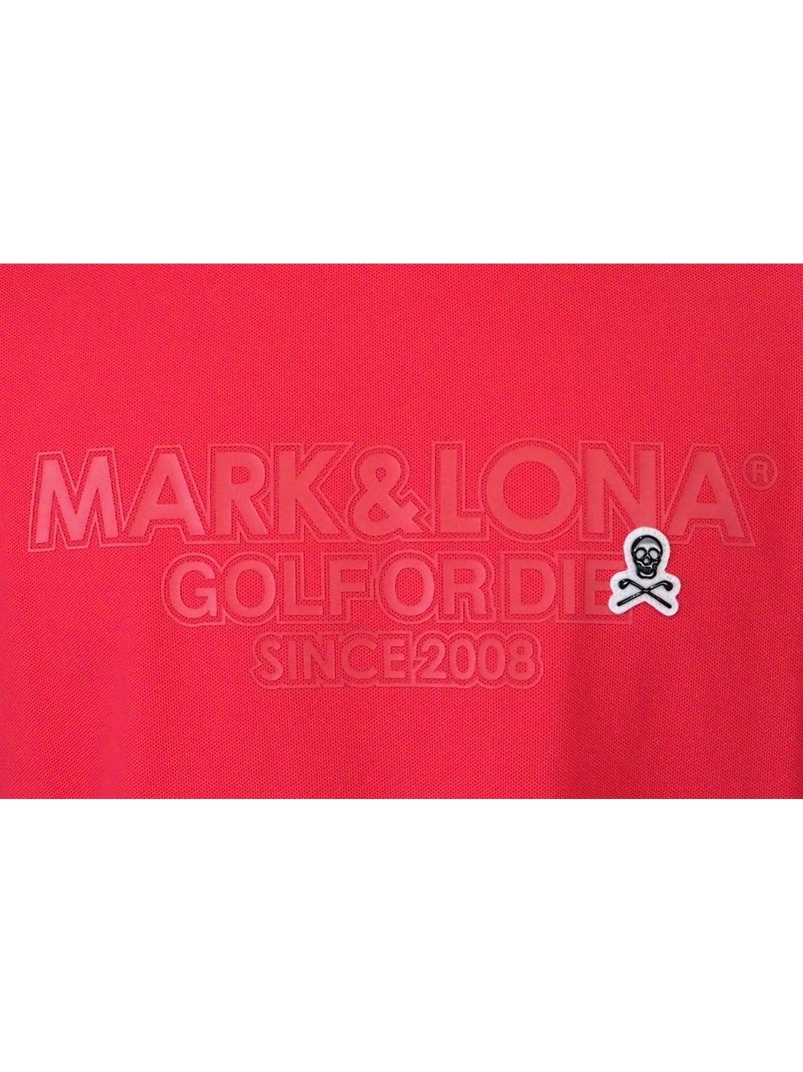 MARK&LONA - Nerve Mock Tee | モックネックシャツ | レッド