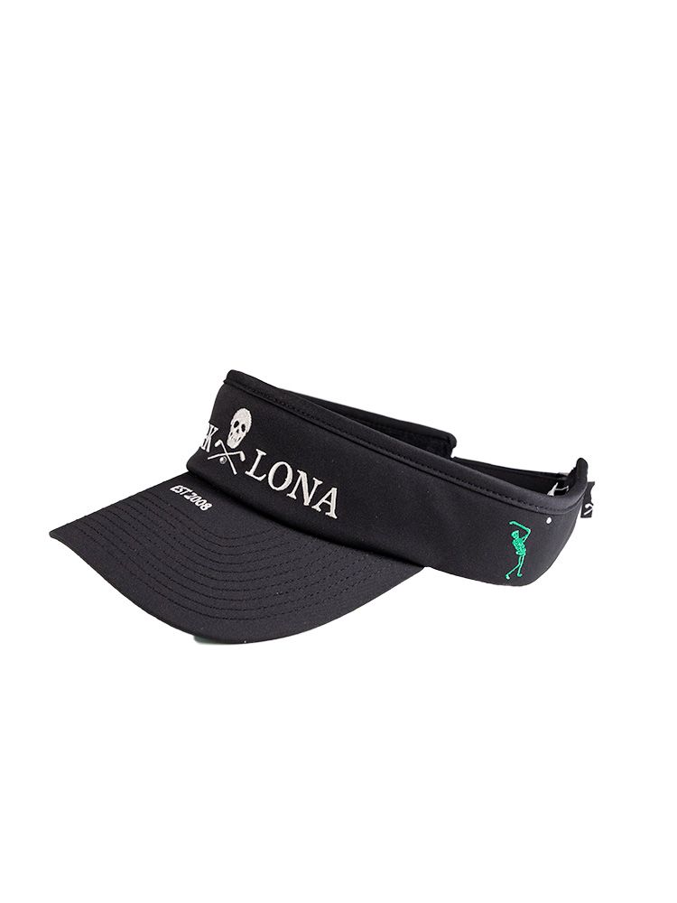 Iron Skull Crystal Accent Visor | サンバイザー | ブラック | ユニセックス | ゴルフ