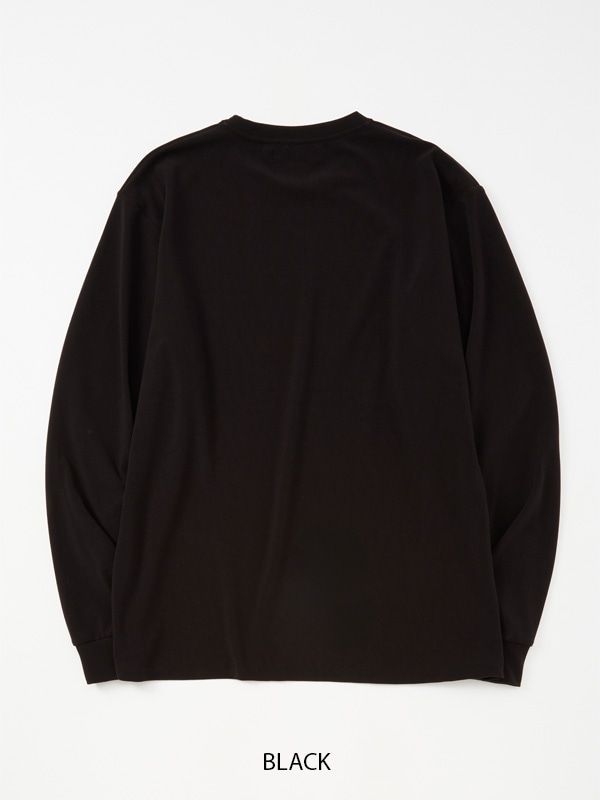 FLOCKY BOX LOGO FLEECE L/S TEE | Tシャツ | ブラック | メンズ