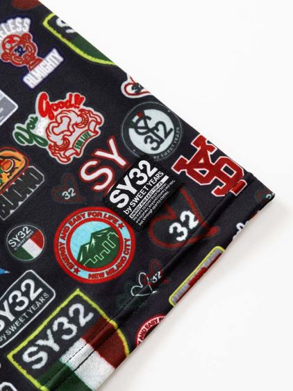 GRAPHIC MOCK NECK TEE | モックネック | ワッペン | メンズ | ゴルフウェア