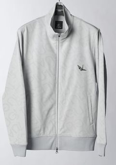 113 GOLF JERSEY JACKET DIAGONAL LOGO | ジップアップブルゾン | グレー | メンズ | ゴルフウェア