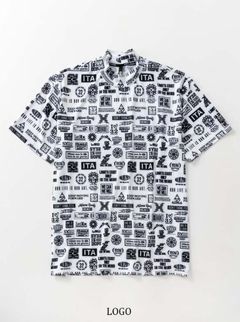 GRAPHIC MOCK NECK TEE | モックネック | ロゴ | メンズ | ゴルフウェア