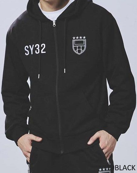 ESTER SUEDE ZIP HOODIE | パーカー | ブラック | メンズ