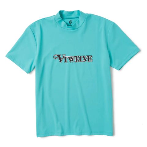 DOUBLE LOGO MOCK | Tシャツ | ターコイズ | メンズ | ゴルフウェア