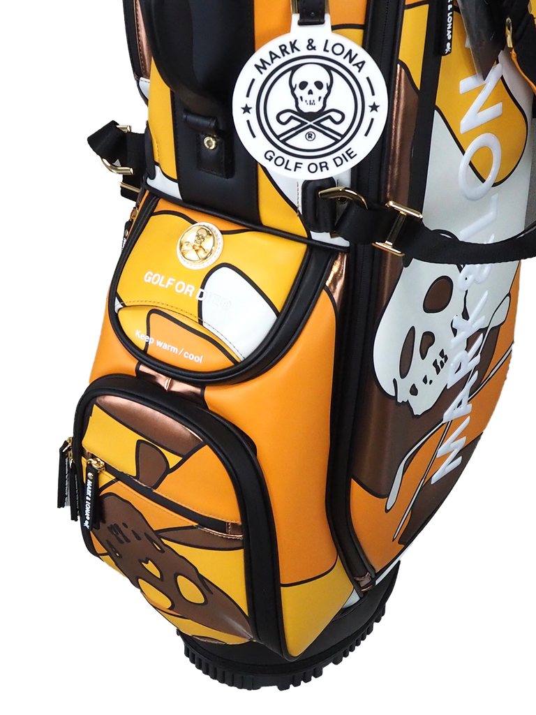 MARK&LONA - MILO Stand Golf Bag | キャディバッグ | オレンジ MARK&LONA - MILO Stand Golf Bag | キャディバッグ | オレンジ