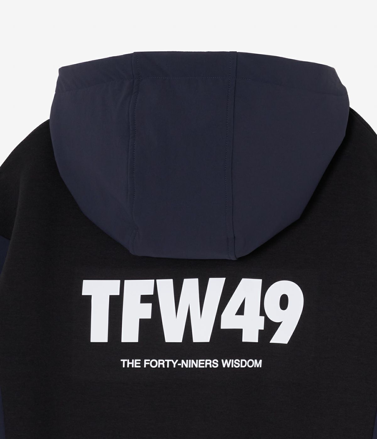 CARDBOARD MATERIAL HOODIE | パーカー | ブラック×ダークネイビー | ユニセックス | ゴルフウェア