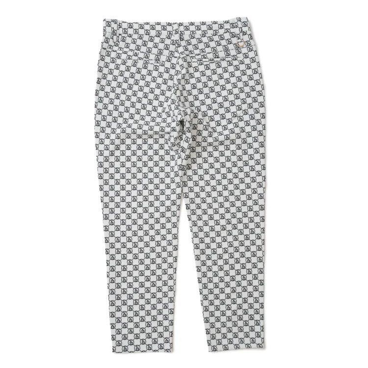 MONOGRAM PANTS | ロングパンツ | ホワイト | レディース | ゴルフウェア