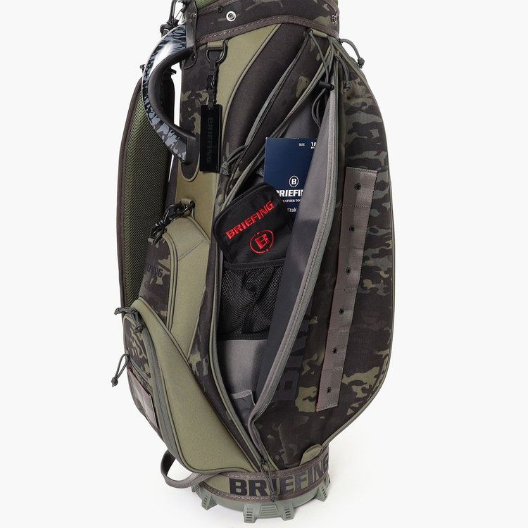 CR-5 #04 CAMO COMBI | キャディバッグ | マルチカモブラック×レンジャーグリーン | ユニセックス | ゴルフ