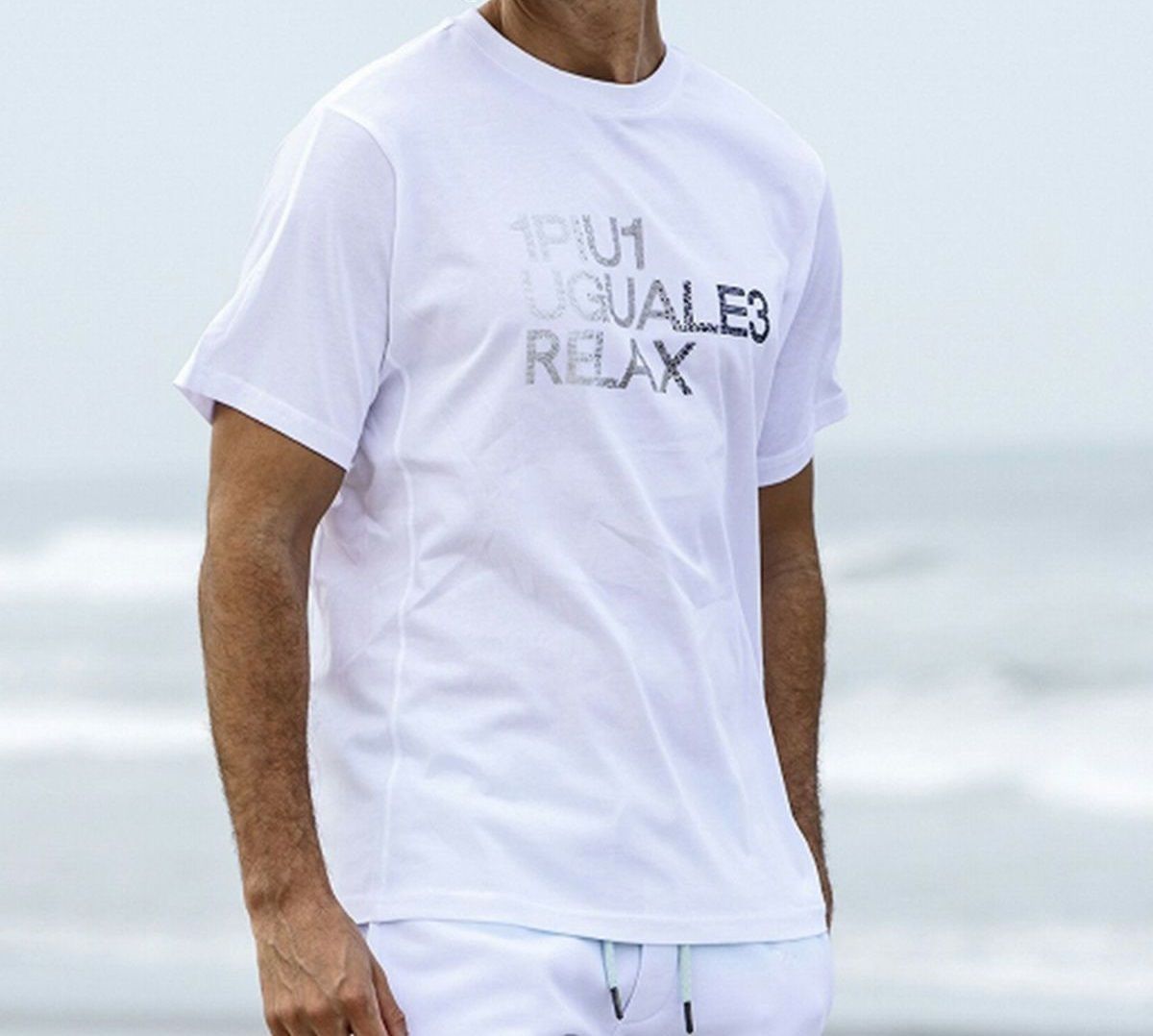 ラインストーンロゴ半袖Tシャツ | Tシャツ | ホワイト | メンズ