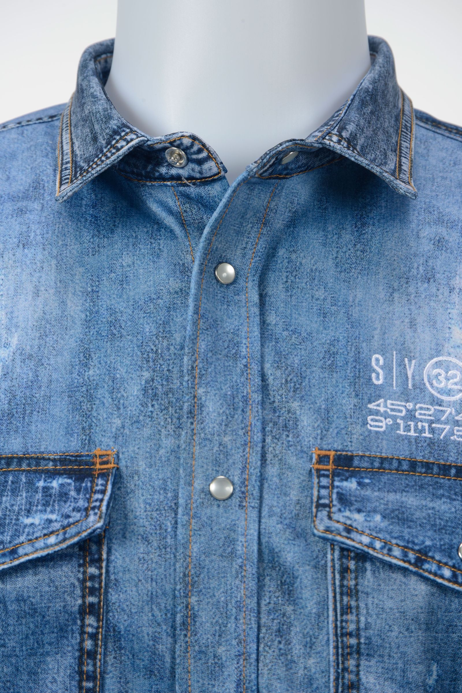 FAKE DENIME SHIRTS | シャツ | デニム | メンズ | ゴルフウェア