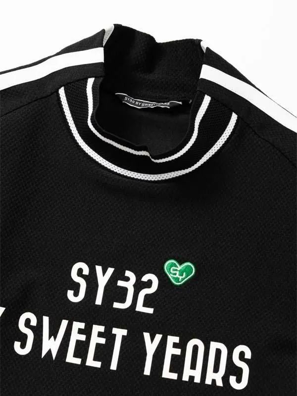 BLOCK JQ TRICOT L/S MOCK | モックネックシャツ | ブラック | レディース | ゴルフウェア