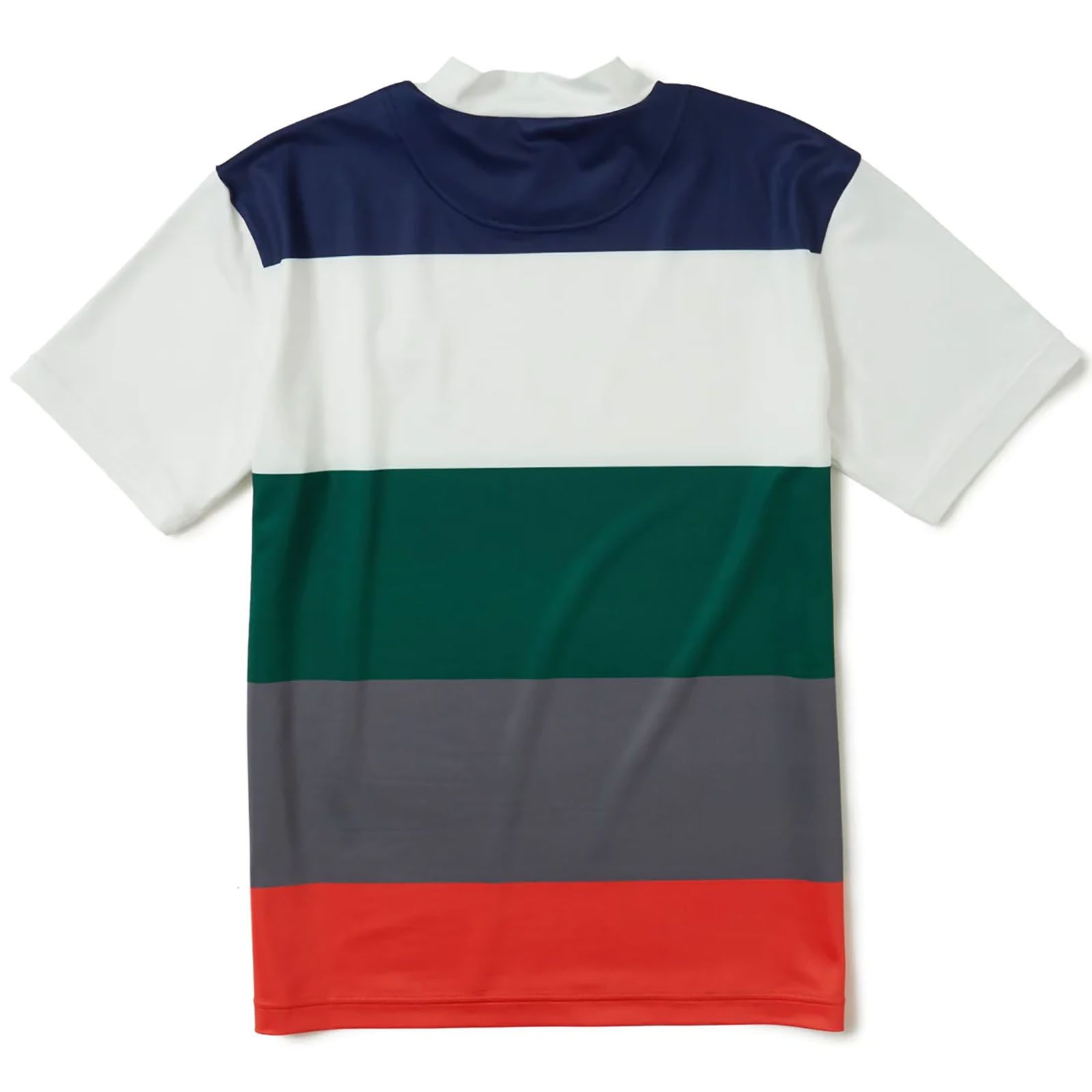 BORDER MOCK | モックネック Tシャツ | ホワイト | メンズ | ゴルフウェア