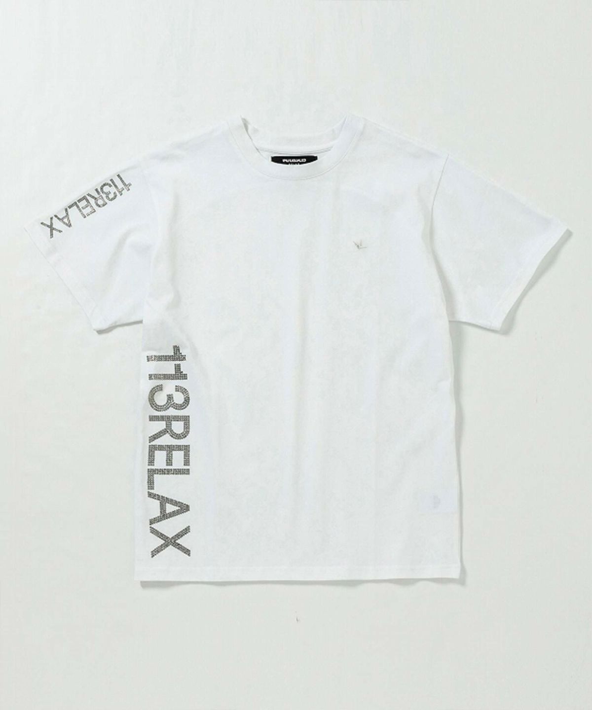 ラインストーンサイドロゴ半袖Tシャツ | Tシャツ | ホワイト | メンズ