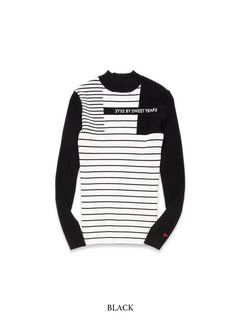 PANEL BORDER SWEATER | セーター | ブラック | レディース | ゴルフウェア