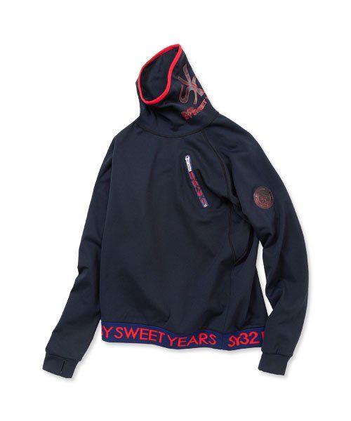 SYG-23A12MI | ハイネック | モックネック | Tシャツ | ネイビー | ゴルフウェア