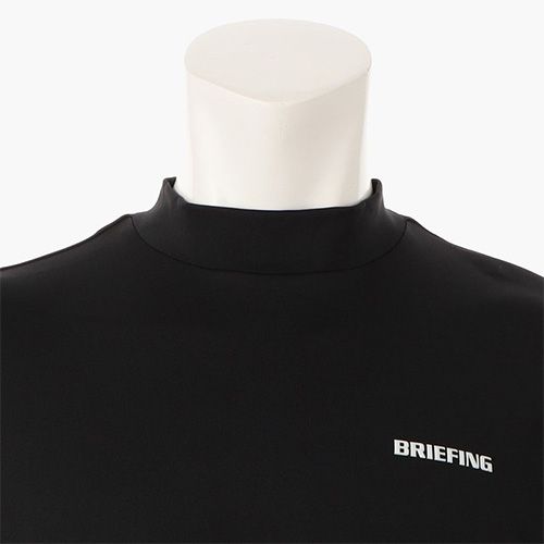 MENS BACK LOGO LINE HIGH NECK RELAXED FIT | ハイネックシャツ | ブラック | メンズ | ゴルフウェア