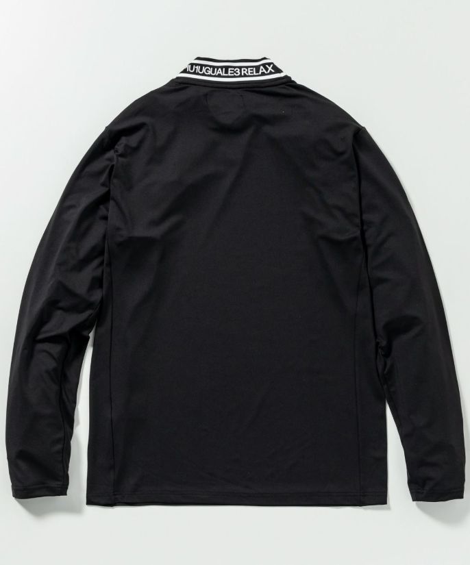 ネックロゴ長袖ラッシュガード | Tシャツ | ブラック | メンズ