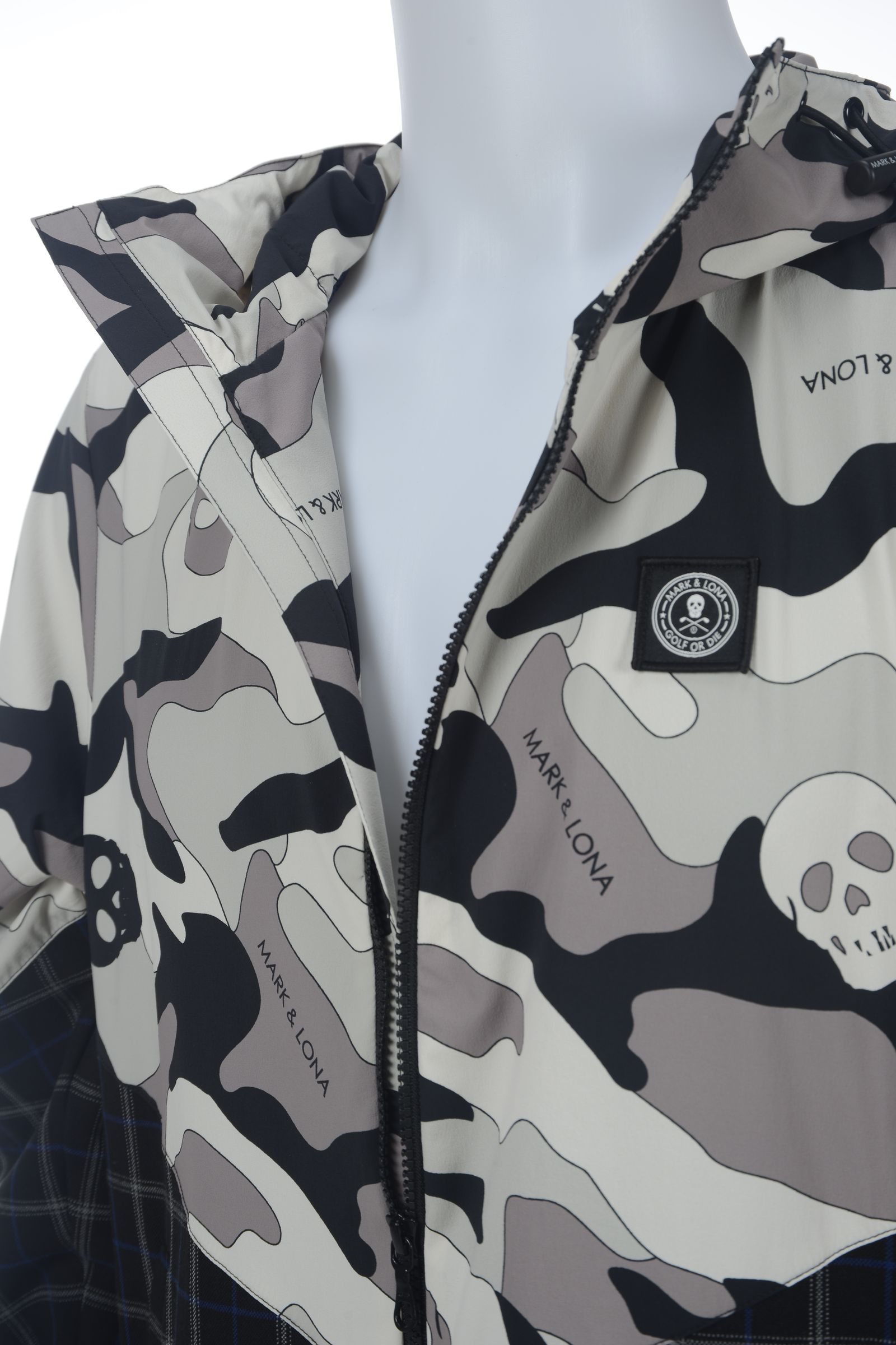 Milo Camo Jacket | ジップアップブルゾン | ブラック | メンズ | ゴルフウェア