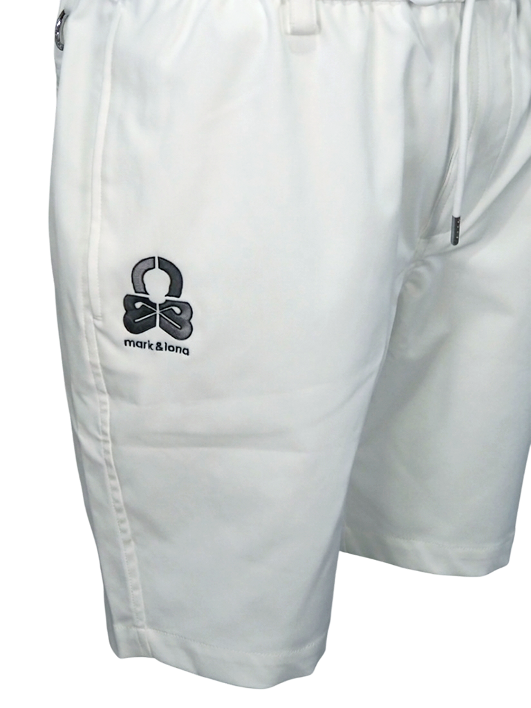 Quadra Performance Twill Golf Shorts | ショートパンツ | ホワイト | メンズ | ゴルフウェア