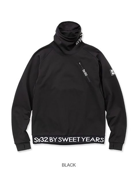 HIGH NECK MESH REVERSE SHIRTS | ハイネック | ホワイト | ブラック | メンズ | ゴルフウェア