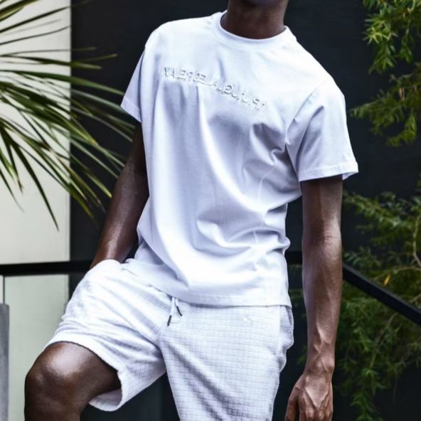 2重ロゴ半袖Tシャツ | Tシャツ | ホワイト | メンズ