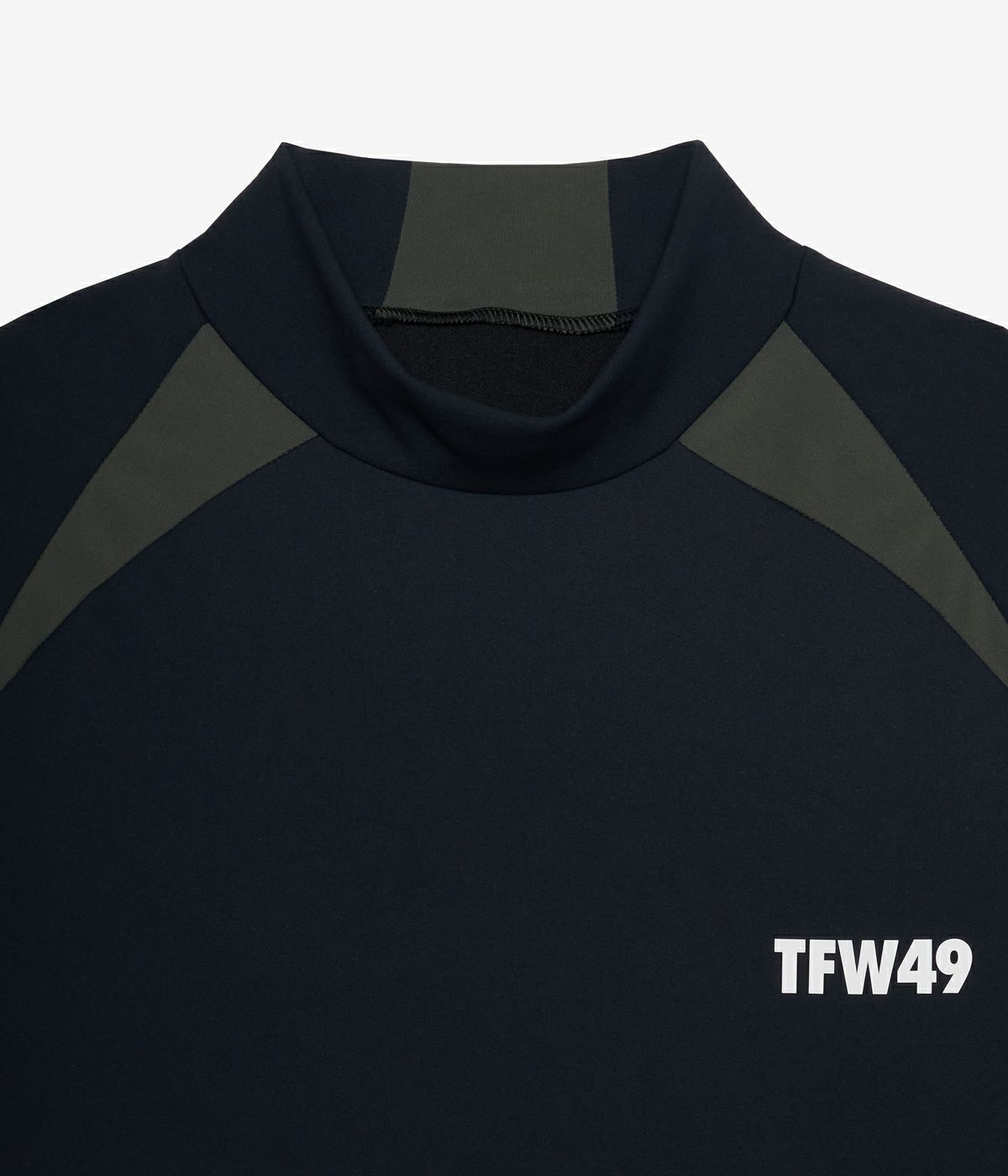 SIDE PANEL LONG SLEEVE MOCKNECK | Tシャツ | ブラック | メンズ | ゴルフウェア