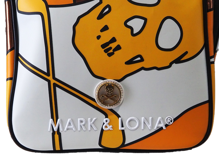MARK & LONA ゴルフバッグ ベージュ/オレンジ MARK&LONA - MILO Boston bag | ボストンバッグ | オレンジ