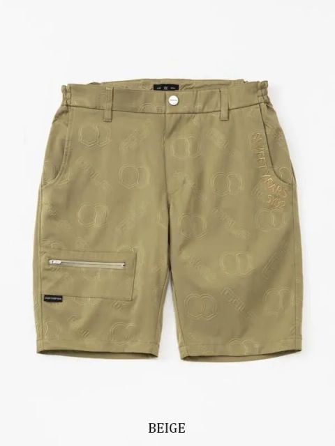 BACK EMBOSS SHORTS | ショートパンツ | ベージュ | メンズ | ゴルフウェア